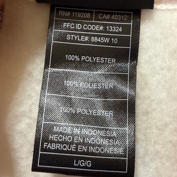 Adidas Tennessee Vols Zip Up Fleece & Nylon Jacket Size L - Picture 8 of 11